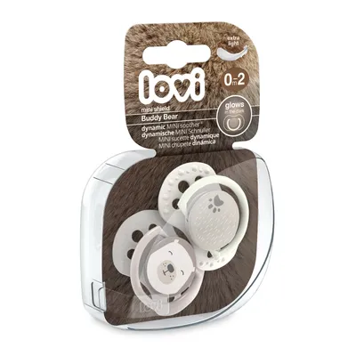 Image de LOVI Tétines silicone dynamique Buddy Bear 0-2 m 2 pcs 22/862