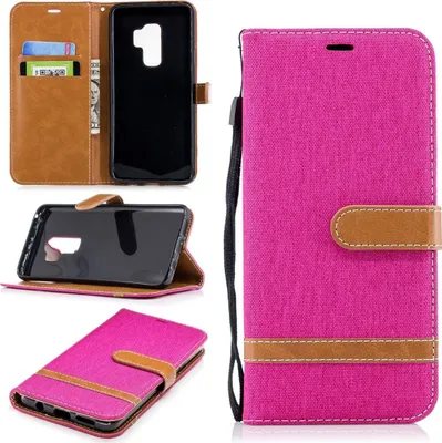 Produktbild von Samsung Galaxy S9+ Plus Handy Hülle Schutz-Tasche Case Cover Kartenfach Pink