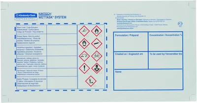 Obrázek produktu pro Kymtech Wettask dávkovač na ubrousky v rolích modrý, balení 4 ks