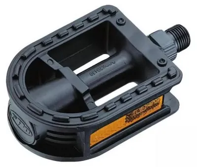 Produktbild von Pedal Kinder 1/2 " Kunststoff schwarz – Pedale für Cityrad und MTB