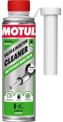 Image de Nettoyant pour injecteurs et soupapes Motul, 300 ml, pour essence. Liquide transparent. Taille unique