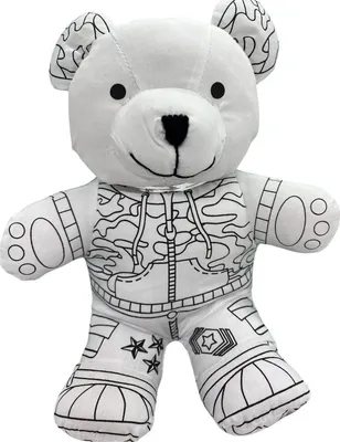 Image de Pincello Ours en peluche à colorier - Ours en peluche créatif 24 cm