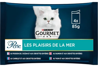 Imagen del producto de Purina Gourmet Les Plaisirs de la Mer, 12 unidades (4 x 85 g)