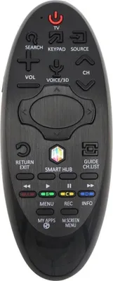 Obrázek produktu pro univerzální dálkový ovladač 2 v 1 pro televizory Samsung (BN59-01184D, 01181D, 01182D, 01185D, 01182G), 13,2 x 5 x 2,3 cm, černý