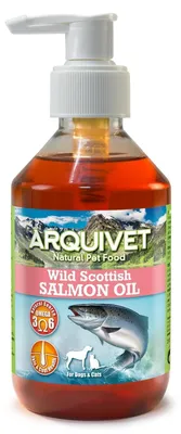 Imagen del producto de Arquivet: Aceite de salmón escocés para perros y gatos, 250 ml