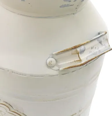 Produktbild von Famanu Metallvase Shabby Chic - Große Gießkanne für Garten und Küche, 25 cm