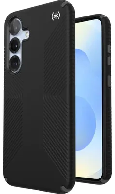 Produktbild von Speck Presidio2 Grip - Tasche Samsung Galaxy S25+ / 24+ (Schwarz/Schiefergrau/Weiß)