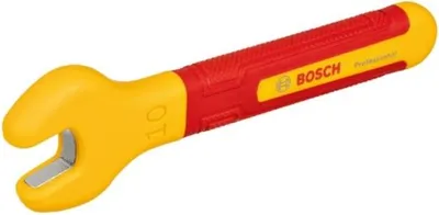 Produktbild von VDE Maulschlüssel, BOSCH, 10 mm, Isoliert bis 1000 V, 15° Abgewinkelter Kopf, Ergonomisch