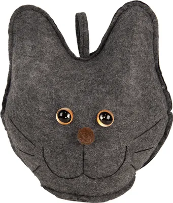 Produktbild von Clayre & Eef Türstopper Katze 20x14x22 cm Grau Synthetisch