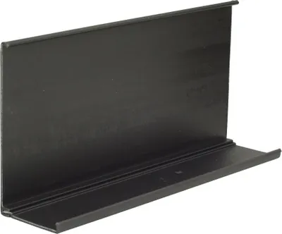 Produktbild von Befestigung für Rohrsockelleiste 200 mm schwarz