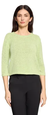 Produktbild von Betty Barclay Damen Strickpullover mit 3/4 Arm 40, Foam Green