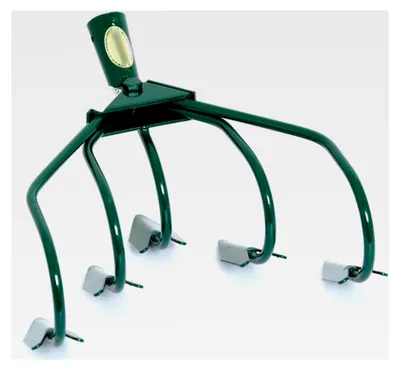 Produktbild von Handgrubber Gartenhacke Grubber Kultivator Hacke Bodenlüfter Handpflug 5 Schar 265 mm breit