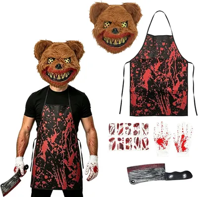Image de Costume d'Halloween effrayant pour hommes - Costume d'ours effrayant