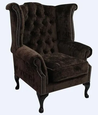 Productafbeelding van Echter Chesterfield: oorfauteuil, fauteuil, bank, sofa, gestoffeerde stoel, lounge fauteuil, relaxstoel