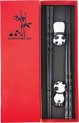 Produktbild von 1 Set Panda-Essstäbchen – verpackt