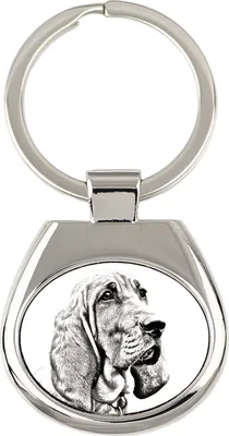 Obrázek produktu pro Redbone Coonhound - klíčenka s psem, klíčenka s potiskem, personalizovaná přívěska značky Art-Dog
