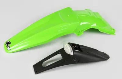 Produktbild von Heckflügel Für Kawasaki Klx 450 '07-'08 Mit Licht Grün ( Enduro Mit Led Licht )
