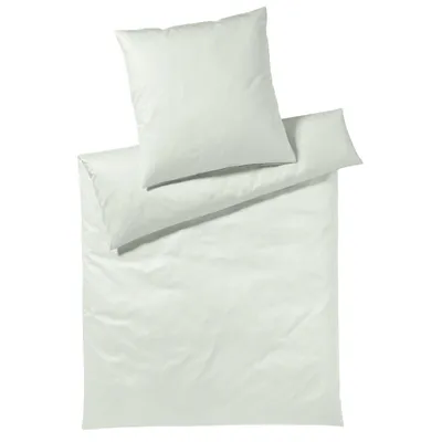 Produktbild von elegante Mako-Jersey-Bettwäsche-Garnitur Plaisir Farbe Hellgrün Größe 135x200+80x80