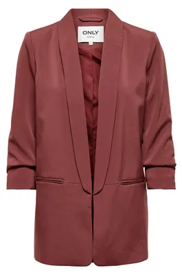 Produktbild von ONLY 15197451, Weiblich, Braun, Blazer, Erwachsener, Elasthan, Polyester, 95% Polyester, 5% Elasthan, Futter: 100% Polyester