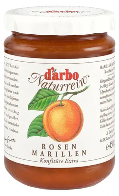 Produktbild von Darbo Rosenmarille Aprikosen Konfitüre Extra Fruchtaufstrich 450g