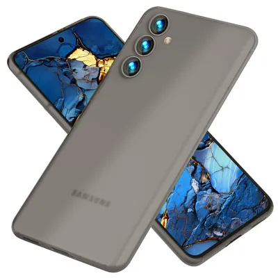 Produktbild von NALIA Extrem Dünnes Hardcase für Samsung Galaxy S24 Hülle, 0,3mm Ultra Schlanke Schutzhülle Extra Slim Taupe Transparent