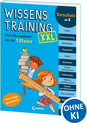 Produktbild von Wissenstraining XXL - Mein Übungsbuch für die 1. Klasse