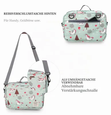 Produktbild von SONARIN Kinderwagen Organizer Buggy Organizer,Buggy Kinderwagentasche mit Getränkehalter,2 x Kinderwagenhaken,Schultergurt Wird als Handtasche verwend