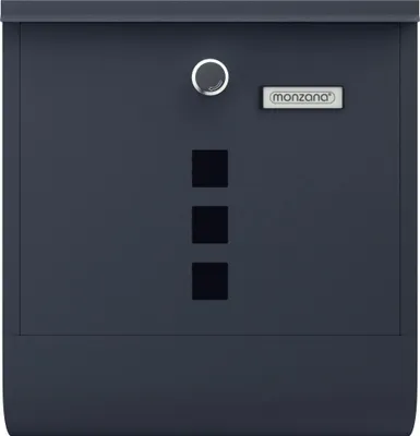 Image de Boîte aux lettres murale en acier inoxydable avec fenêtre