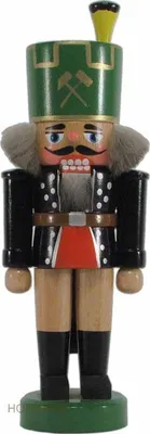 Produktbild von Nussknacker Bergmann bunt Höhe 19cm NEU
