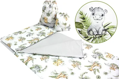 Produktbild von KINDER SCHLAFSACK 70x125 cm  mit Reißverschluss 100 % Baumwolle MUSTER N1