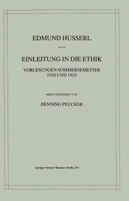 Produktbild von Einleitung in die Ethik