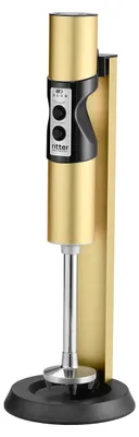 Akku-Stabmixer gold, 4 Edelstahl-Aufsätze, 3 Stufen, 2 Becher