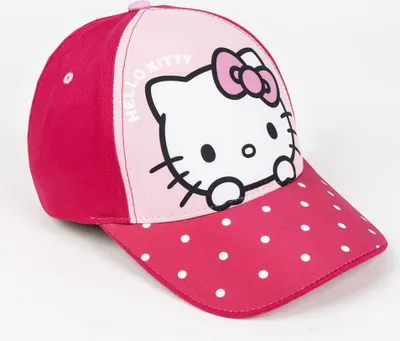 Image de Casquette d'été Hello Kitty - Casquette enfant avec imprimé & protection UV Rose