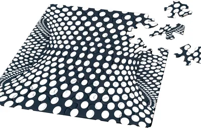 Produktbild von FRÖLICH & KAUFMANN Verlag und Versand GmbH Geometrie-Puzzle, schwarz-weiß.