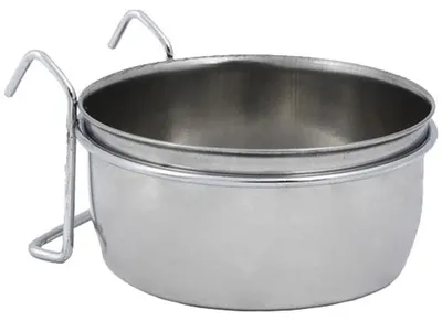 Immagine prodotto di Ciotola Nobby in acciaio inox con attacco 7,0 cm 0,15 litri con gancio