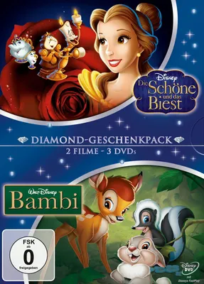 Produktbild von Die Schöne und das Biest / Bambi (Limited Edition, 3 Discs)