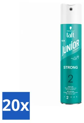 Produktbild von 20 x Taft Junior Haarspray Strong - 250 ml - Vorteilspackung - 20 Stücke