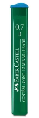 Obrázek produktu pro Tužka grafitová B, 0,7 mm (12 kusů), FABER CASTELL