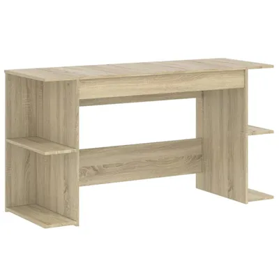 Produktbild von vidaXL Schreibtisch Sonoma-Eiche 140x50x75 cm Holzwerkstoff