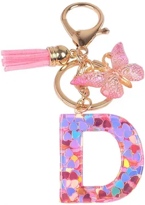 Produktbild von Rosa Pailletten-Schmuck-Schlüsselanhänger