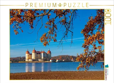 Produktbild von CALVENDO Puzzle Ein Motiv aus dem Kalender Moritzburg mit Schlossansichten | 1000 Teile Lege-Größe 64x48cm Foto-Puzzle für glückliche Stunden