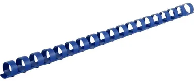 Zdjęcie produktu dla Hřbet plastový 14 mm, 81-100 listů, modrý, 100 ks