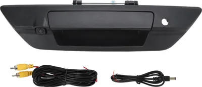 Immagine prodotto di Colore della maniglia del bagagliaio, telecamera posteriore, IP66, impermeabile, grandangolo 150-170°, ricambio per Hilux 2017-2021, nero