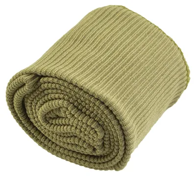 Strickbündchen Set, elastisch, Bündchen, Ärmelbund, olivgelb