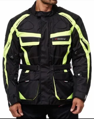 Produktbild von Textil Motorradjacke Herren wasserdicht Protektoren Motorrad Jacke belüftet L
