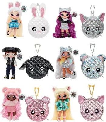 Produktbild von MGA Entertainment 117773EUCGR Na! Na! Na! Surprise 2-in-1 Pom Doll Glam Series, sortiert