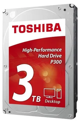 Produktbild von Toshiba P300 3TB, 3 TB, 7200 RPM, 64 MB, 3.5", Serial ATA III