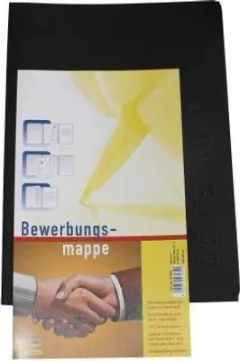 Produktbild von Idena Bewerbungsmappe 3-teilig schwarz