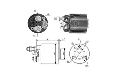 Obrázok produktu pre ERA Elektromagnetický spínač, štartér 12V pre MERCEDES-BENZ Sprinter 3-T OPEL Vectra A