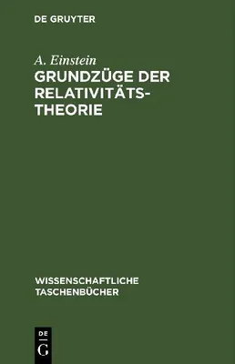 Produktbild von Grundzüge der Relativitätstheorie